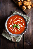 Creamy Thai Basil Tomato Soup