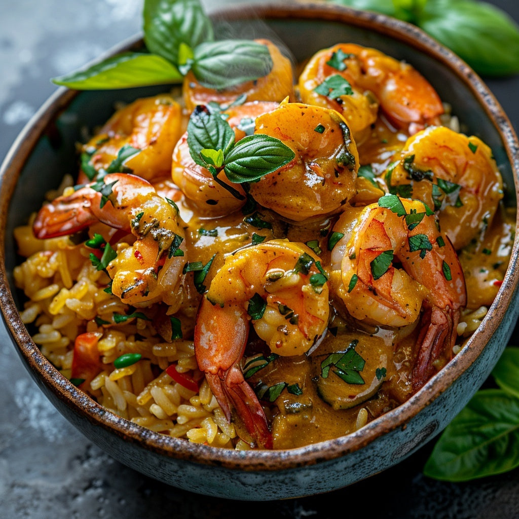 Fusion Curry Shrimp